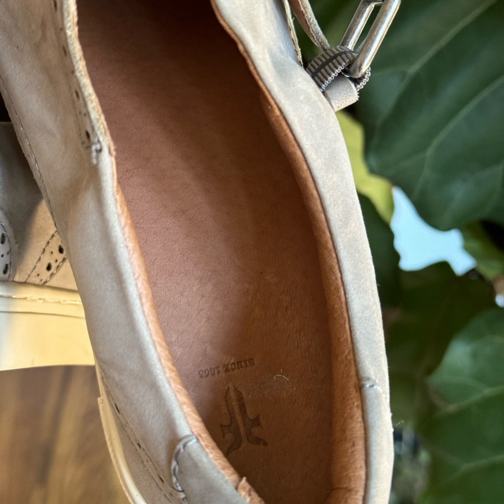 Frye Gemma Kiltie Grey leather Sneakers - Picture 8 of 16